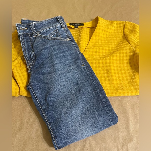 Pilcro and the Letterpress Denim - Pilcro and The Letterpress by Anthropologie High-Rise Denim Legging | 25 petite